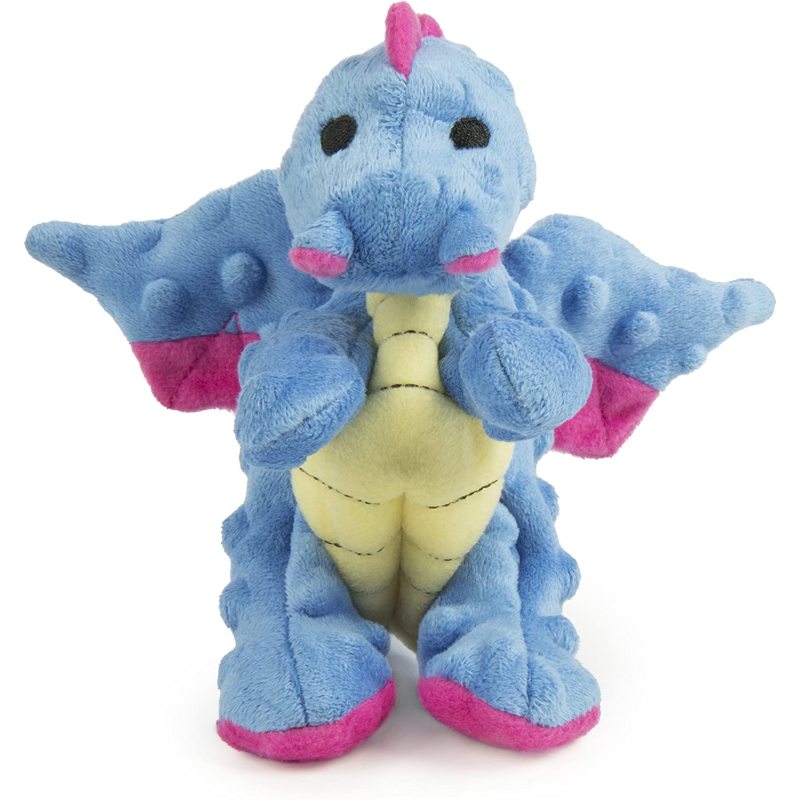 Dragons Squeaker Plush Pet Toy for Dogs & Puppies, Soft & Durable, Tough & Chew Resistant, Reinforced Seams - Periwinkle, Small