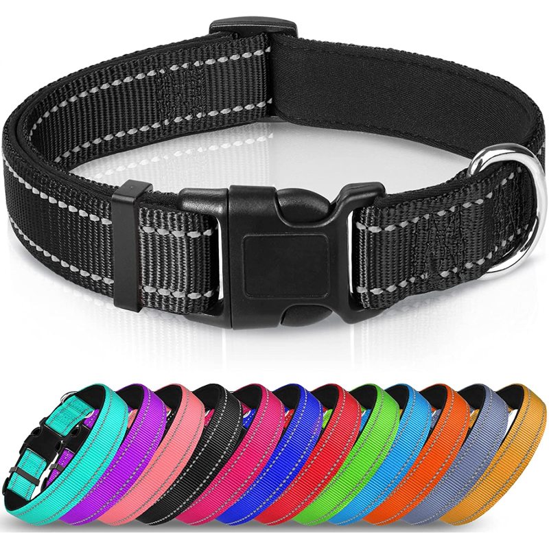 Breathable Nylon Pet Collar Adjustable Dog Collar