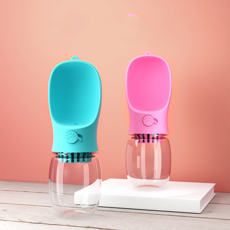 Portable water bottle for dogs Leak Proof Portable Puppy Water Dispenser with Drinking Feeder for Pets Outdoor Walking