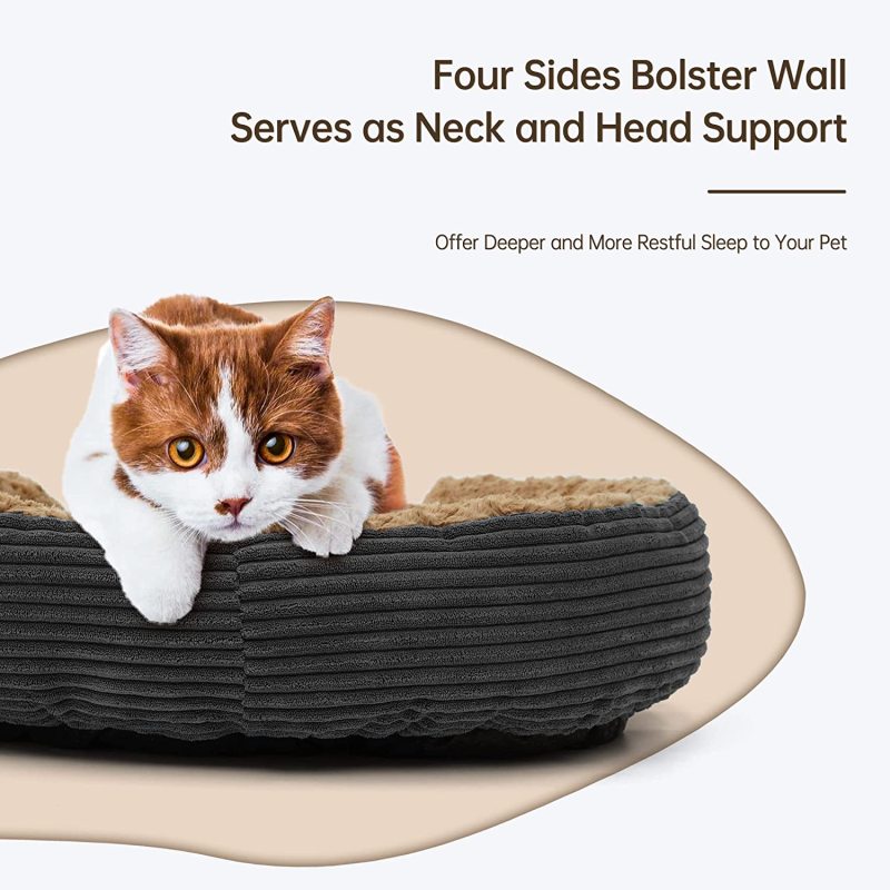 Dog Bed Low Leading Edge - Breathable Soft Plush Pet Bed, Machine Washable Dog Couch, Waterproof Nonskid Orthopedic Dog Bed