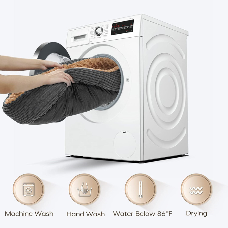 Dog Bed Low Leading Edge - Breathable Soft Plush Pet Bed, Machine Washable Dog Couch, Waterproof Nonskid Orthopedic Dog Bed
