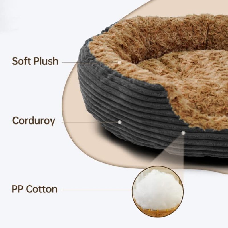 Dog Bed Low Leading Edge - Breathable Soft Plush Pet Bed, Machine Washable Dog Couch, Waterproof Nonskid Orthopedic Dog Bed