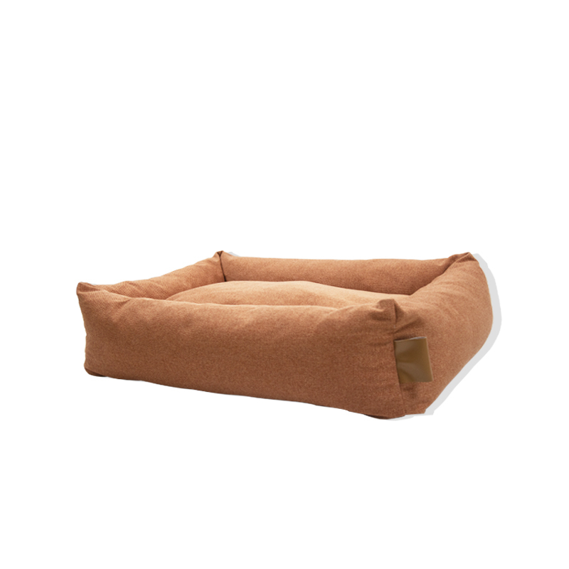 Rectangle Washable Sleeping Puppy Bed Orthopedic Pet Sofa Soft Calming Beds for Indoor Cats