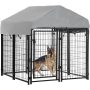 Heavy Duty Wire Dog Kennel Playpen Included a Roof