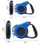 Retractable Dog Leash Pet Walking Leash with Anti-Slip Handle One-Handed One Button Lock & Release