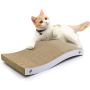 Cat Scratcher Cardboard Cat Scratch Pad with Premium Scratch Textures Design Durable Cat Scratching Pad Reversible