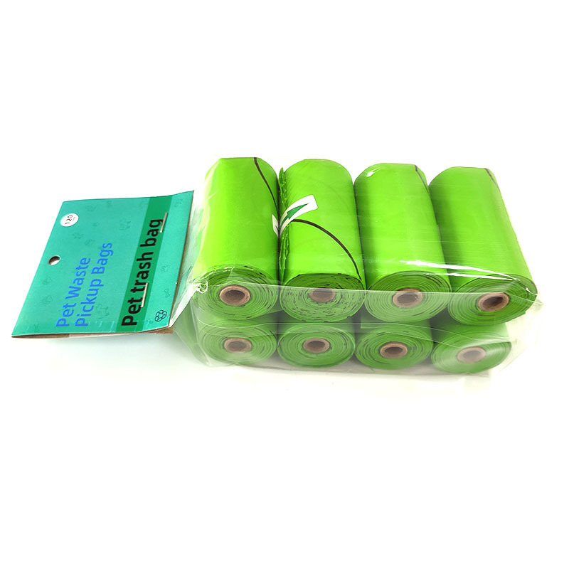 Dog Poop Bag Compostable Printed Corn Starch Plastic Dog Poop Waste Bag