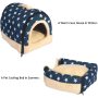 Dog House Portable Cat Bed with Removable Cushion Washable Cozy Dog Bed Cat Cave