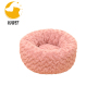 Round Soft Plush Cat Bed Cat Warming Bed Cozy Pet Bed Cushion