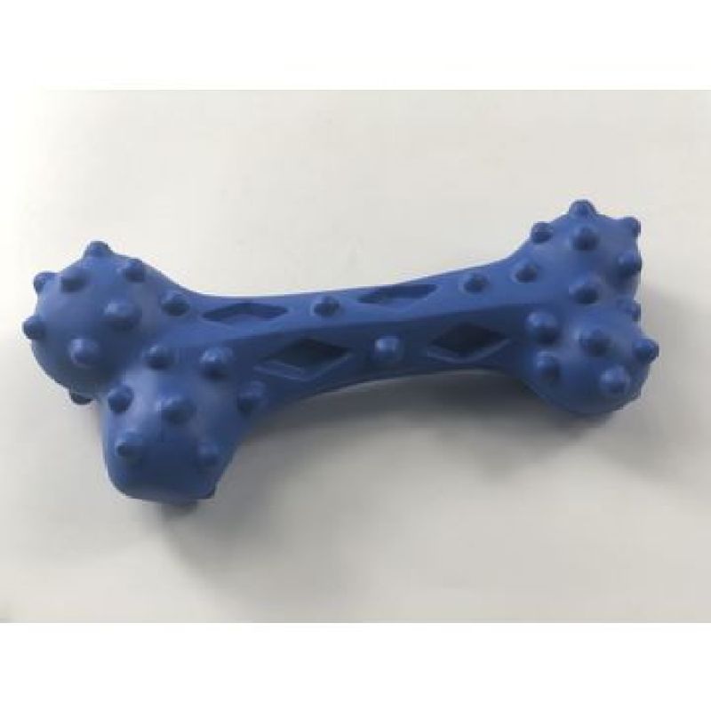 Bone Shape Convex Design Dog Chew Toy Durable For Dog Tooth Cleaning