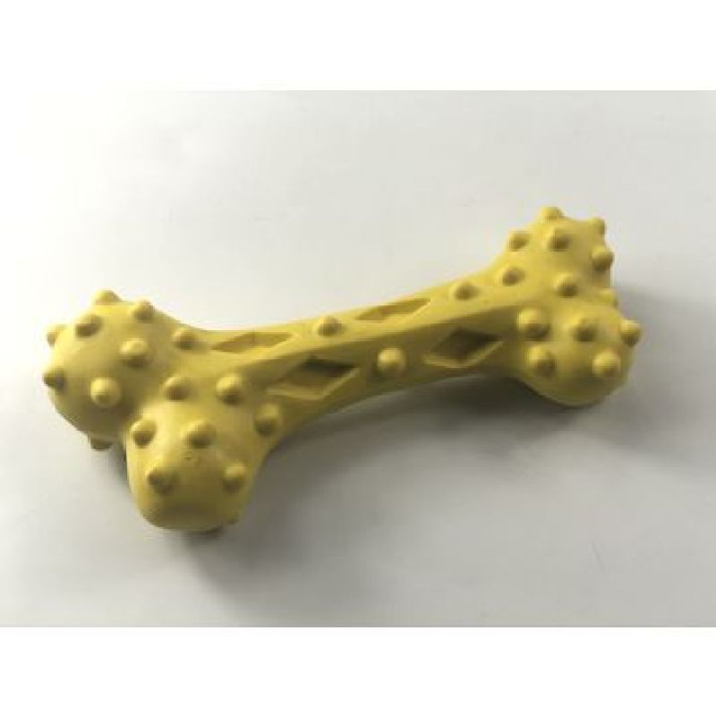 Bone Shape Convex Design Dog Chew Toy Durable For Dog Tooth Cleaning
