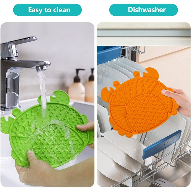 Pet Calming Dog Treat Pads Pet Licking Mat Slow Feeder Cat Training Perfect