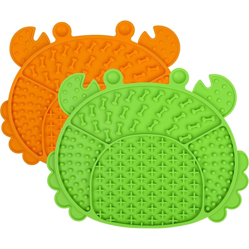 Pet Calming Dog Treat Pads Pet Licking Mat Slow Feeder Cat Training Perfect