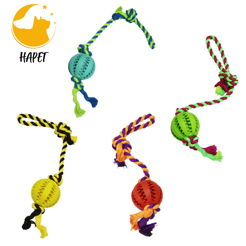 Cotton Pet Teething Chew Tug Toy Dog Rope Toys Kit for Medium Dog