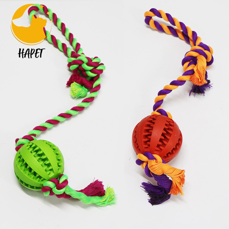 Cotton Pet Teething Chew Tug Toy Dog Rope Toys Kit for Medium Dog