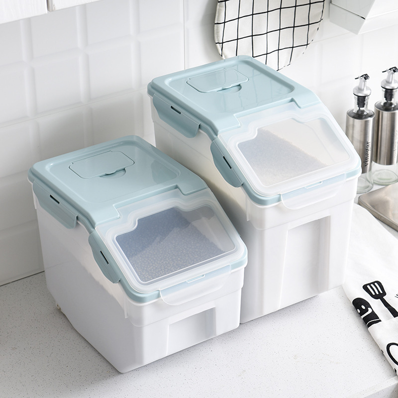 Pet Dog Cat Food Barrel Sealed Container  Moisture-Proof Storage Bucket