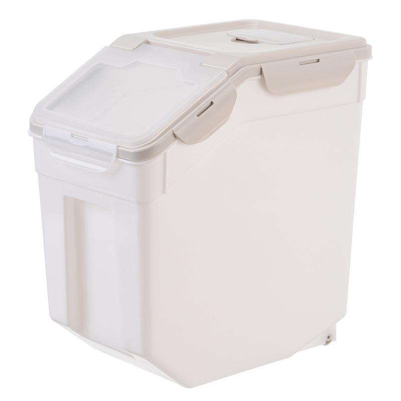 Pet Dog Cat Food Barrel Sealed Container  Moisture-Proof Storage Bucket