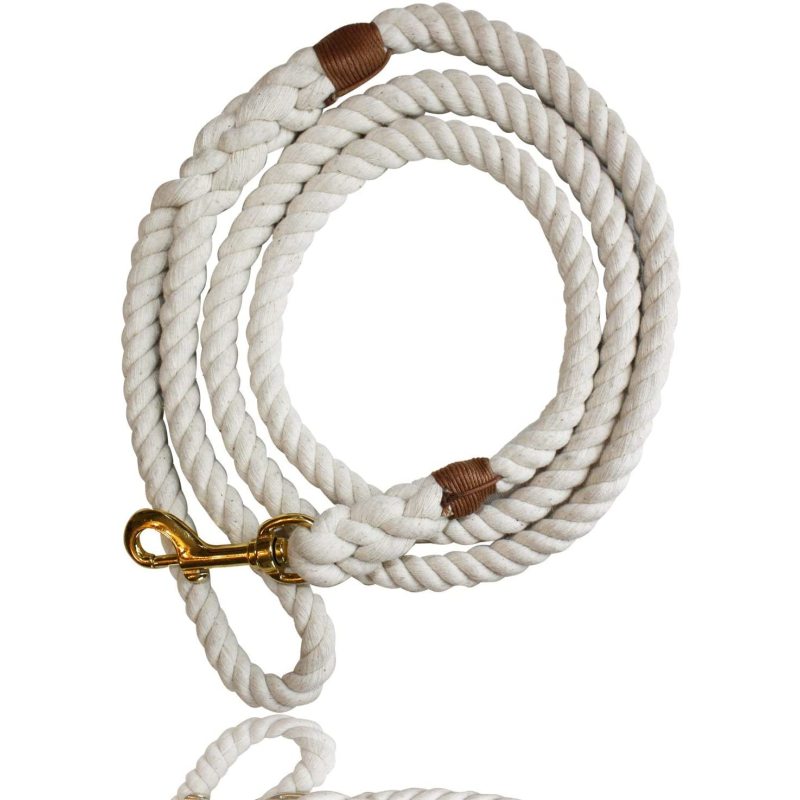 Cotton Rope Dog Leash Training Heavy Duty Dog Lead- 5 feet- Durable and Comfortable