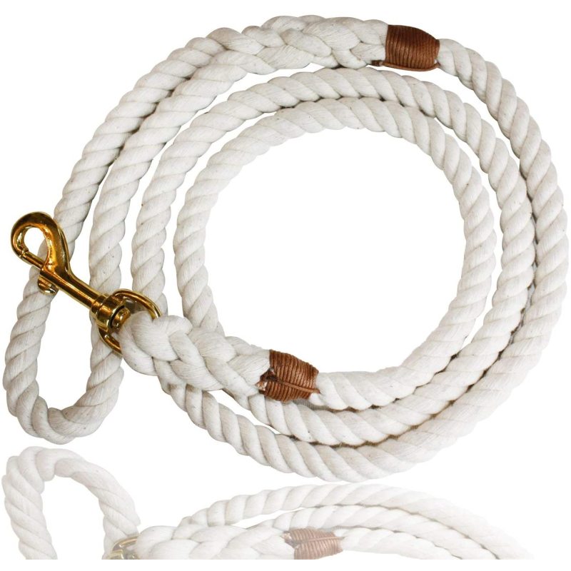 Cotton Rope Dog Leash Training Heavy Duty Dog Lead- 5 feet- Durable and Comfortable