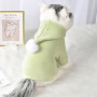 Pet Hooded Coat Stylish Small Puppy Adorable Clothes Super Soft Fleece Dog Cat Coat Winter Pet Hoodies