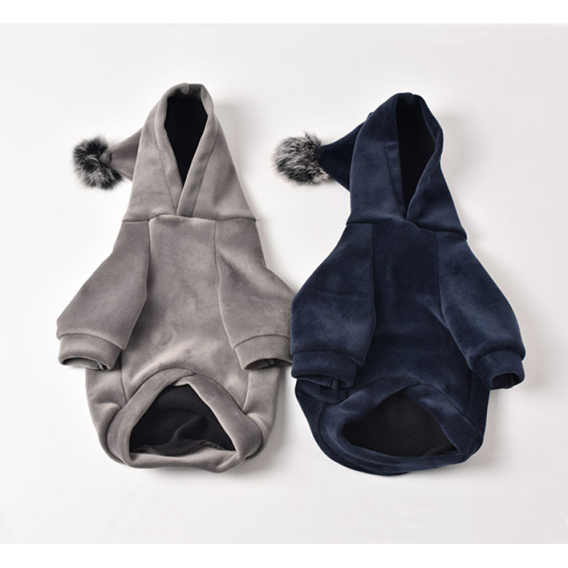 Pet Hooded Coat Stylish Small Puppy Adorable Clothes Super Soft Fleece Dog Cat Coat Winter Pet Hoodies