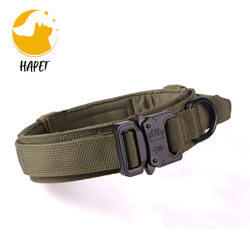 Upgrade Tactical Dog Collar with Reflective Patch