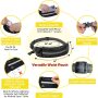 Removable Bungee Extension Fanny Pack Leash Reflective Thread for Running Walking