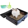 Cat Litter Box with Lid and Handle