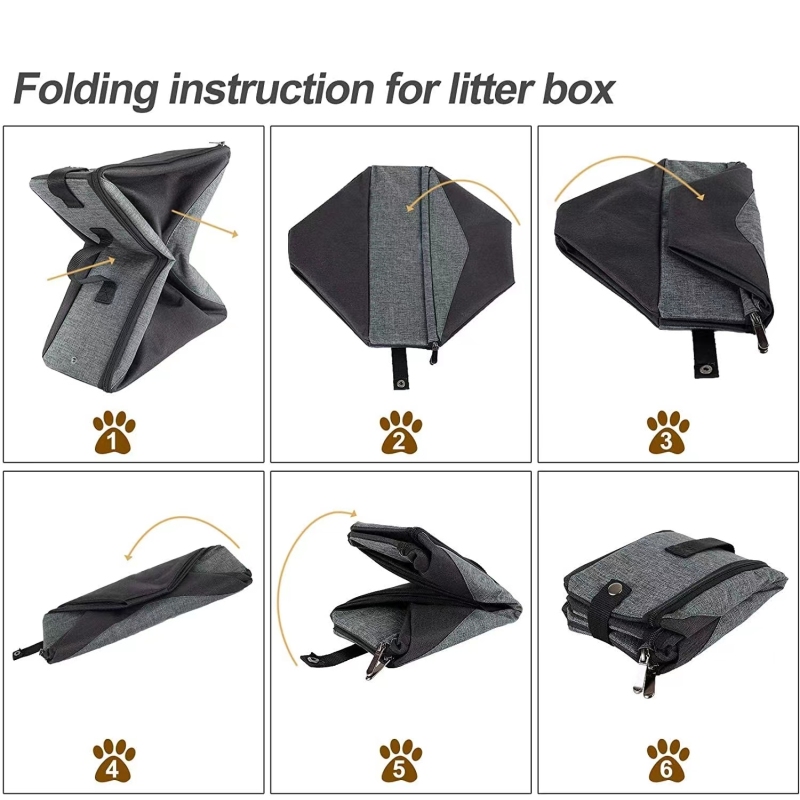 Cat Litter Box with Lid and Handle
