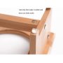 Stainless Steel Bamboo Elevated Bowls Anti Slip Feet  for Cats and Small Dogs