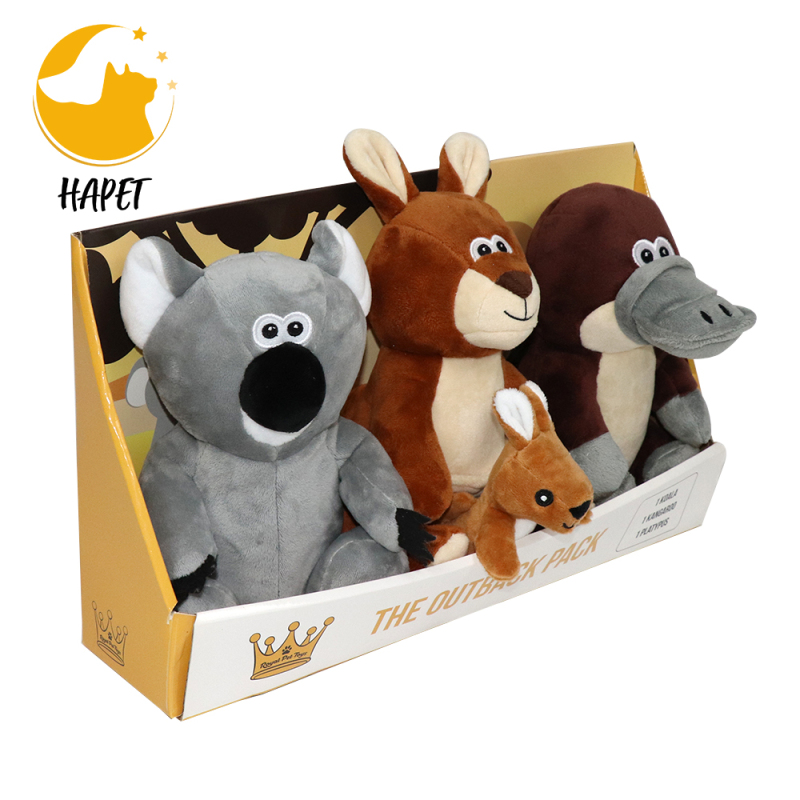 Squeaky Dog Toys for Puppy Small Medium Dogs Plush Pet Dog Toy Set
