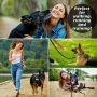 Leather Dog Leash 6 Foot - Strong and Soft Leather Leash for Small or Medium Dogs - Heavy Duty Training Leash