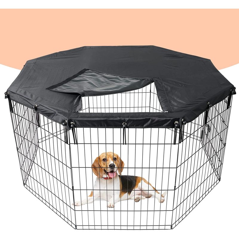 Luggage-grade Fabric Dog Playpen Cover Metal Dog Playpen
