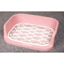 Indoor Dog Potty Tray with Protection Wall Every Side for No Leak, Spill, Accident