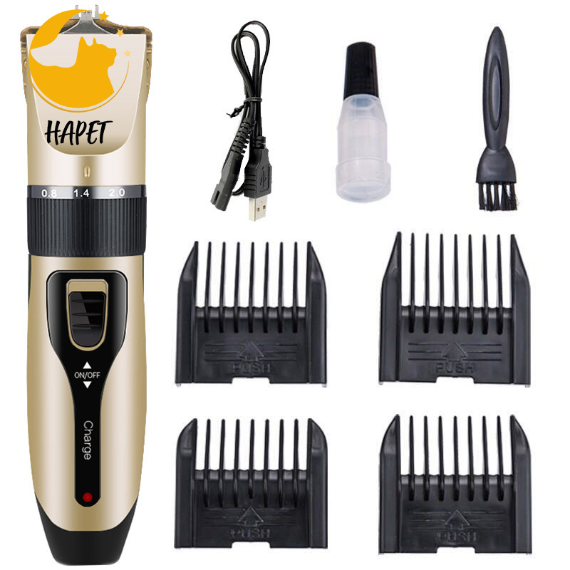 Pet electric hair cleaner pet cleaning hair trimming nail set rechargeable dog hair remover custom