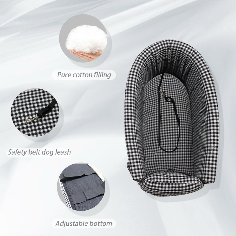 Dog Car Seat Pet Supplies Travel Bags for Dogs Cats Portable Console Washable Cat Booster Seat on Car Armrest