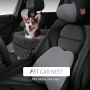 Dog Car Seat Pet Supplies Travel Bags for Dogs Cats Portable Console Washable Cat Booster Seat on Car Armrest