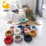 Cotton Knitted Pet Bed Basket Warm Soft Woven Cat Nest Cozy Cuddler for Dogs and Cats