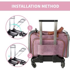 Wheelbase Adding Rolling Functionality to Bags & Pet Carriers