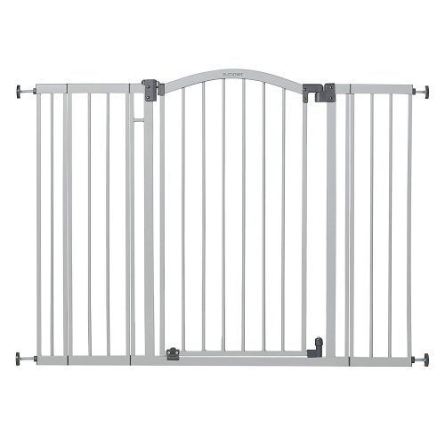 Summer Infant Extra Tall Safety Baby Gate Metal for Doorways Tall Walk-Through Baby Pet Gate