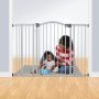 Summer Infant Extra Tall Safety Baby Gate Metal for Doorways Tall Walk-Through Baby Pet Gate