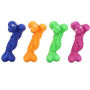 Aggressive Chewer Orange Dog Chew Toys Design Natural Rubber