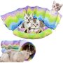 Condo Toy  Cat Tunnel Bed with 3 Way Cat Play Tube Exercising Playground for Pet Dog