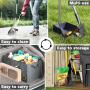 Metal Pooper Scooper Easy Pick Up Dog Poop Rake & Scoop Portable Yard Poop Scooper