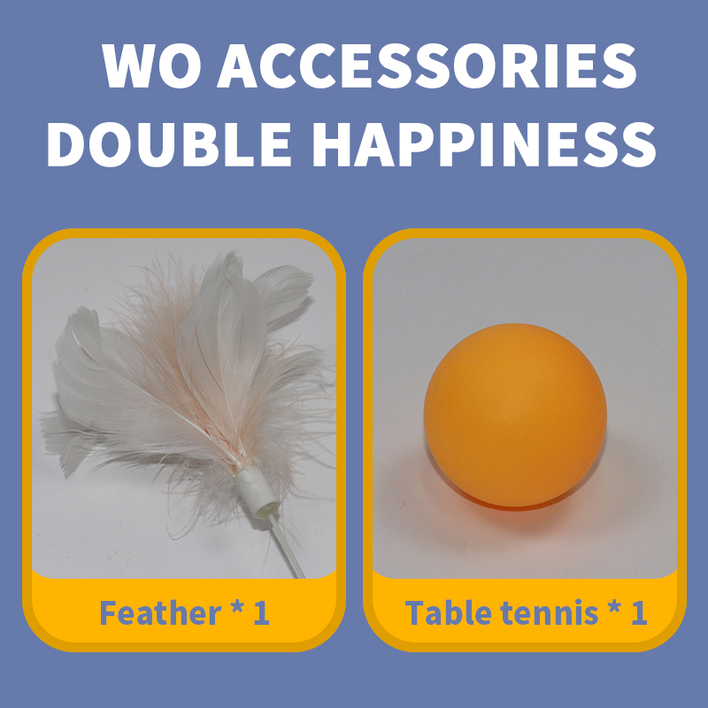 Cat feather amuse cat rod turntable ball from pet cat toy supplies wholesale