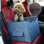 Dog Car Seat Pet Booster Seat Pet Travel Safety Seat Dog Bed for Car with Storage Pocket