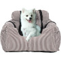 Dog Car Seat Pet Booster Seat Pet Travel Safety Seat Dog Bed for Car with Storage Pocket