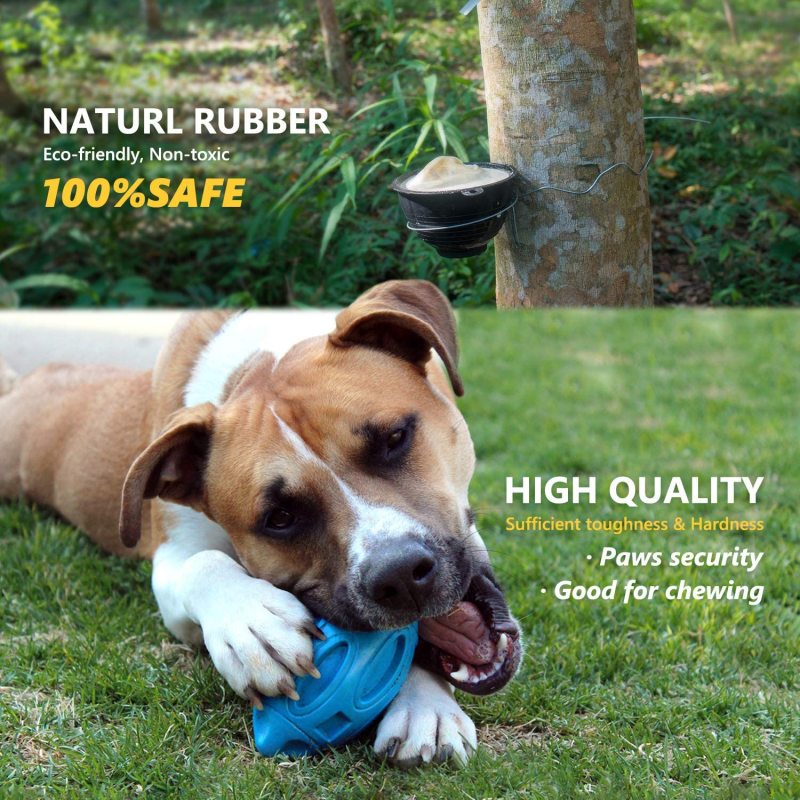 Rubber Puppy Squeaky Dog Toys  Indestructible and Durable Pet Toy