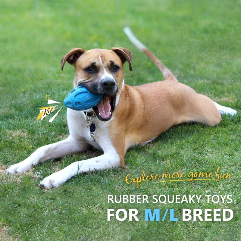 Rubber Puppy Squeaky Dog Toys  Indestructible and Durable Pet Toy