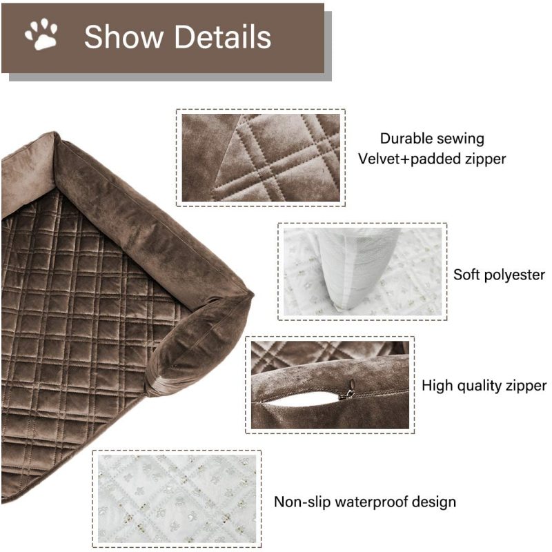 Sunshine Premium Pet Soft Feeling Fabric Couch Sofa Bed Couch Protectors  Furniture Covers For Pets Use